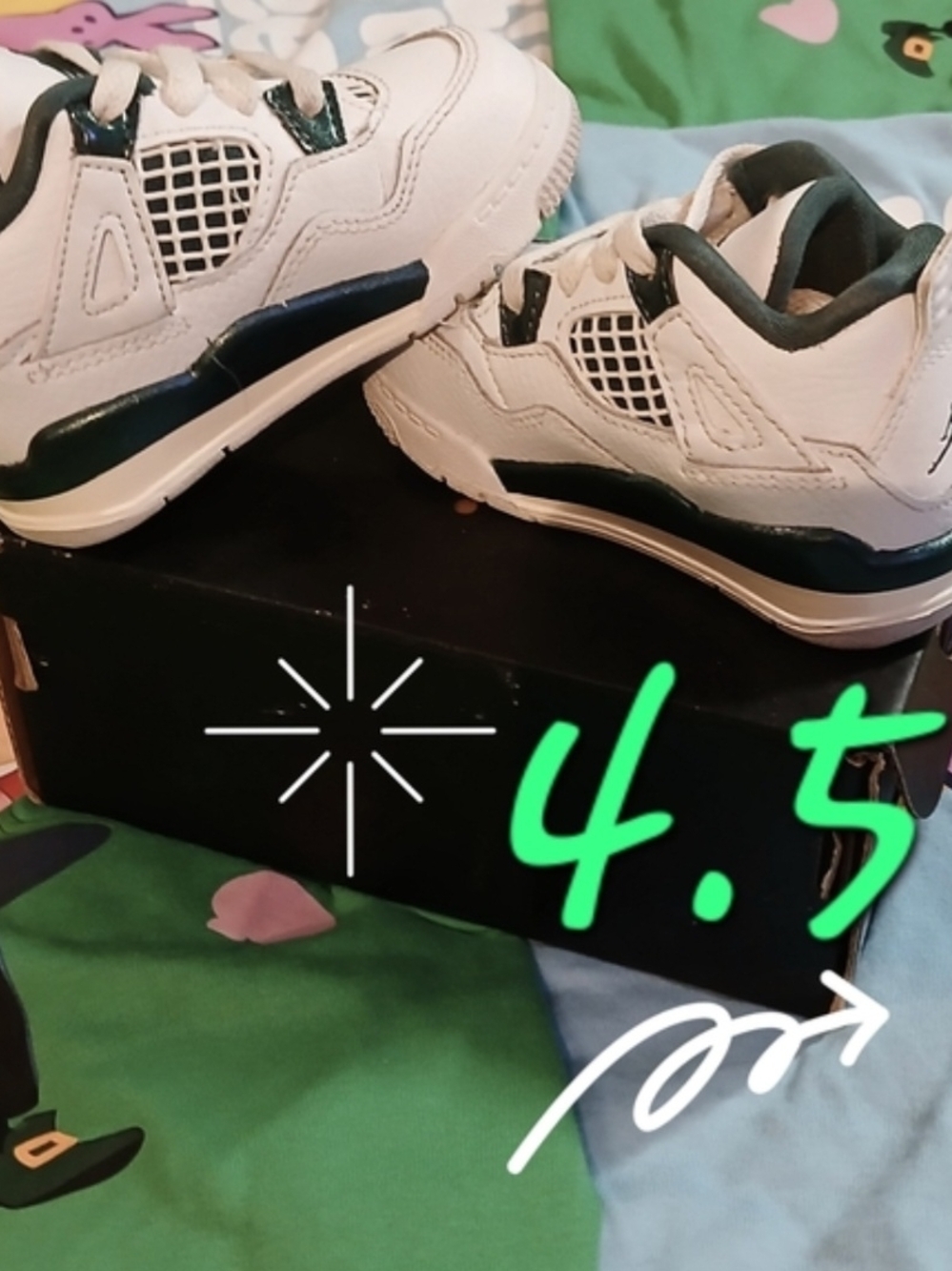 Kids Athletic Sneakers - Jordan And Nike